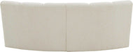Meridian Furniture - Infinity 83" Cream Boucle Fabric Upholstered 2pc. Sectional - 643Cream-2PC - GreatFurnitureDeal