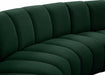 Meridian Furniture - Infinity 178" Green Boucle Fabric Upholstered 10pc. Sectional - 643Green-10PC - GreatFurnitureDeal
