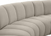 Meridian Furniture - Infinity 178" Brown Boucle Fabric Upholstered 8pc. Sectional - 643Taupe-8PC - GreatFurnitureDeal