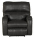 Catnapper - Angelo Power Headrest Power Lay Flat Recliner in Gunmetal - 64460-7-GUNMETAL - GreatFurnitureDeal