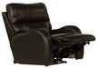 Catnapper - Angelo Power Headrest Power Lay Flat Recliner in Black - 64570-7-BLACK - GreatFurnitureDeal