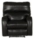 Catnapper - Angelo Power Headrest Power Lay Flat Recliner in Black - 64570-7-BLACK - GreatFurnitureDeal