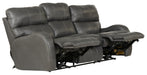 Catnapper - Angelo 2 Piece Power Reclining Sofa Set in Gunmetal - 64461-462-GUNMETAL - GreatFurnitureDeal