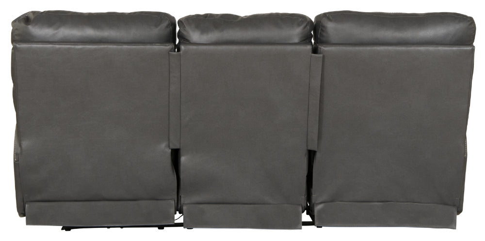 Catnapper - Angelo 2 Piece Power Reclining Sofa Set in Gunmetal - 64461-462-GUNMETAL - GreatFurnitureDeal