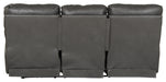 Catnapper - Angelo 2 Piece Power Reclining Sofa Set in Gunmetal - 64461-462-GUNMETAL - GreatFurnitureDeal
