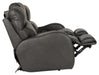Catnapper - Angelo 2 Piece Power Reclining Sofa Set in Gunmetal - 64461-462-GUNMETAL - GreatFurnitureDeal