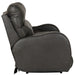 Catnapper - Angelo Power Headrest Power Lay Flat Reclining Sofa in Gunmetal - 64461-GUNMETAL - GreatFurnitureDeal