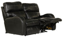 Catnapper - Angelo 3 Piece Power Reclining Living Room Set in Black - 64461-462-460-BLACK - GreatFurnitureDeal