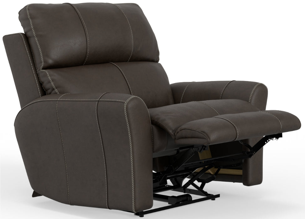 Catnapper - Fredda Power Headrest Power Lay Flat Recliner w/Zero Gravity in Coffee - 64480-7-COFFEE - GreatFurnitureDeal