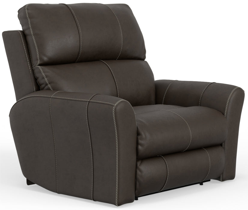 Catnapper - Fredda Power Headrest Power Lay Flat Recliner w/Zero Gravity in Coffee - 64480-7-COFFEE - GreatFurnitureDeal