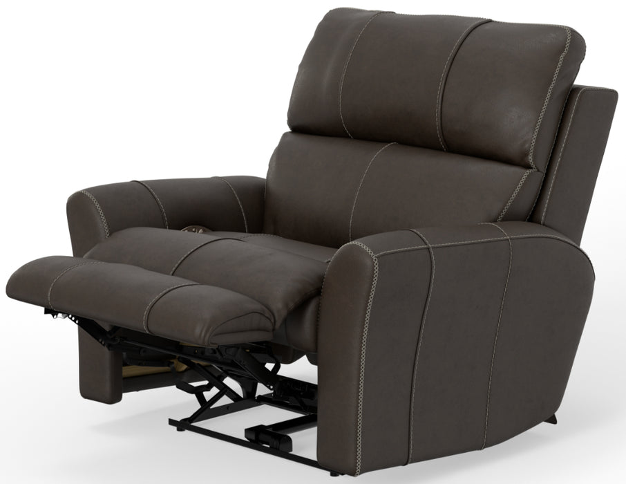 Catnapper - Fredda Power Headrest Power Lay Flat Recliner w/Zero Gravity in Coffee - 64480-7-COFFEE - GreatFurnitureDeal