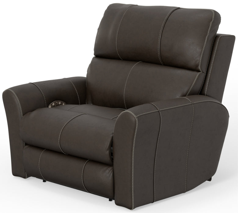 Catnapper - Fredda Power Headrest Power Lay Flat Recliner w/Zero Gravity in Coffee - 64480-7-COFFEE - GreatFurnitureDeal