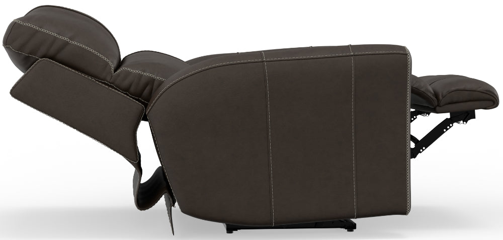 Catnapper - Fredda Power Headrest Power Lay Flat Recliner w/Zero Gravity in Coffee - 64480-7-COFFEE - GreatFurnitureDeal