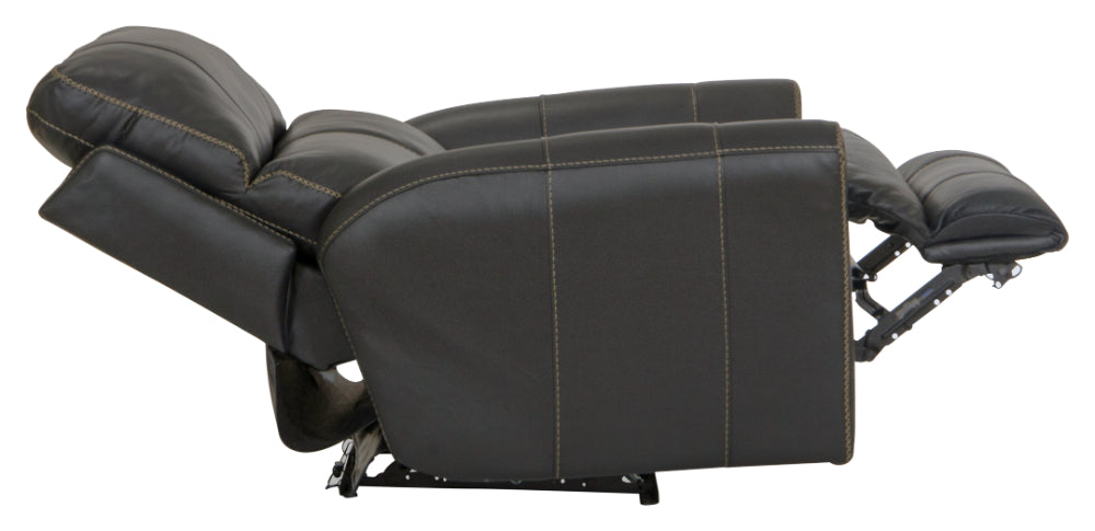 Catnapper - Fredda Power Headrest Power Lay Flat Recliner w/Zero Gravity in Anthracite - 64480-7-ANTHRACITE - GreatFurnitureDeal