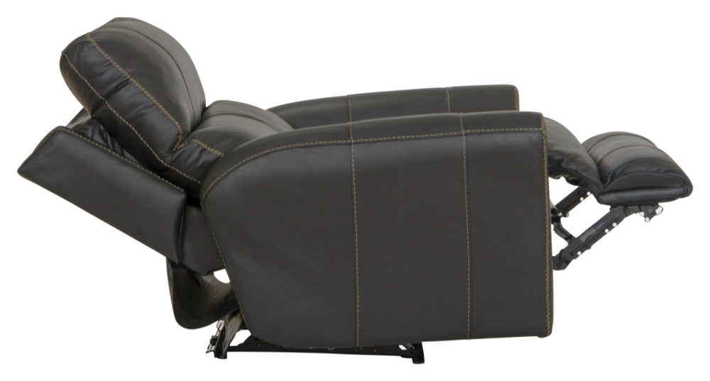 Catnapper - Fredda Power Headrest Power Lay Flat Recliner w/Zero Gravity in Anthracite - 64480-7-ANTHRACITE - GreatFurnitureDeal