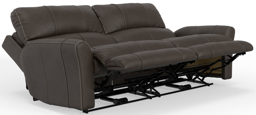 Catnapper - Fredda Power Headrest Power Lay Flat Reclining Sofa w/Zero Gravity in Coffee - 64481-COFFEE - GreatFurnitureDeal