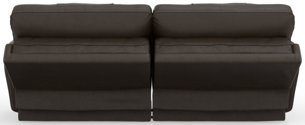 Catnapper - Fredda Power Headrest Power Lay Flat Reclining Sofa w/Zero Gravity in Coffee - 64481-COFFEE - GreatFurnitureDeal