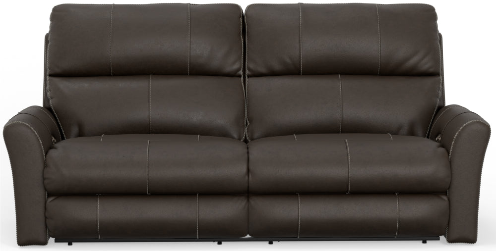Catnapper - Fredda Power Headrest Power Lay Flat Reclining Sofa w/Zero Gravity in Coffee - 64481-COFFEE - GreatFurnitureDeal