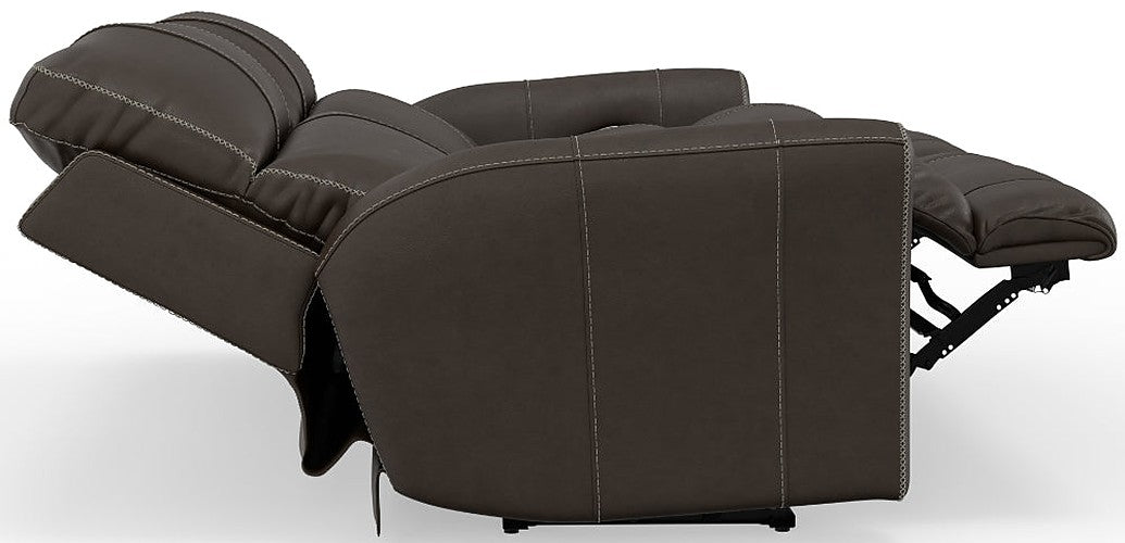 Catnapper - Fredda Power Headrest Power Lay Flat Reclining Sofa w/Zero Gravity in Coffee - 64481-COFFEE - GreatFurnitureDeal