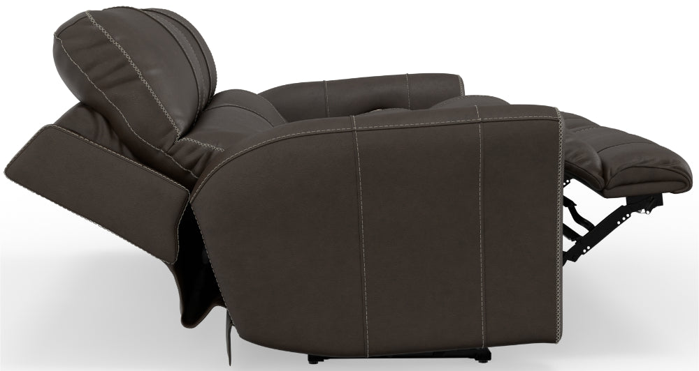 Catnapper - Fredda Power Headrest Power Lay Flat Reclining Sofa w/Zero Gravity in Coffee - 64481-COFFEE - GreatFurnitureDeal