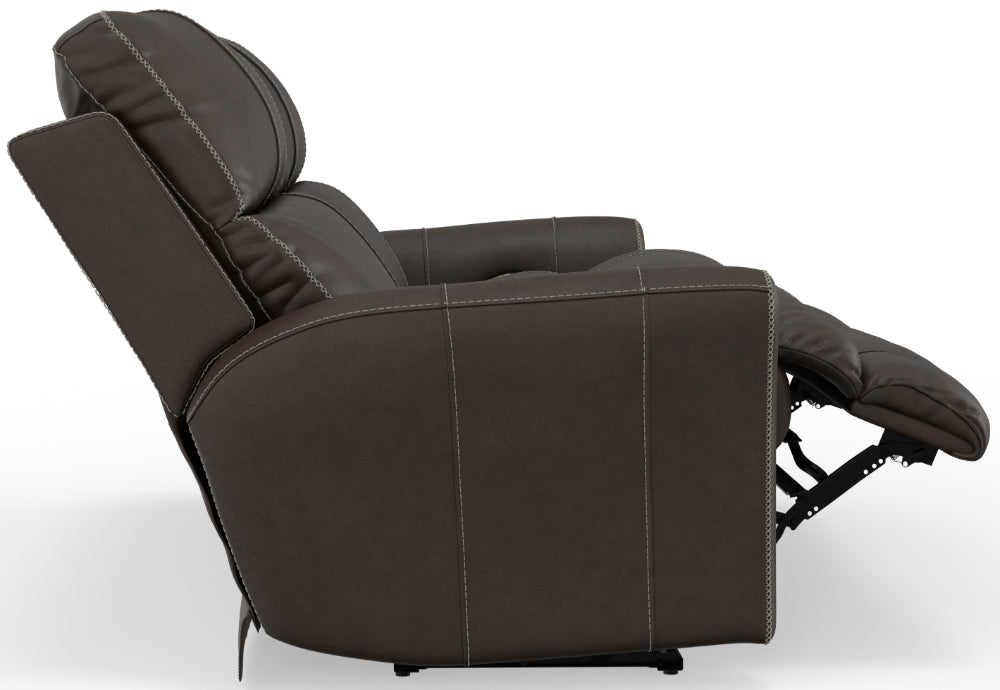 Catnapper - Fredda Power Headrest Power Lay Flat Reclining Sofa w/Zero Gravity in Coffee - 64481-COFFEE - GreatFurnitureDeal