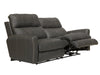 Catnapper - Fredda Power Headrest Power Lay Flat Reclining Sofa w/Zero Gravity in Anthracite - 64481-ANTHRACITE - GreatFurnitureDeal