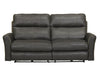 Catnapper - Fredda Power Headrest Power Lay Flat Reclining Sofa w/Zero Gravity in Anthracite - 64481-ANTHRACITE - GreatFurnitureDeal