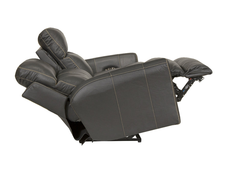 Catnapper - Fredda Power Headrest Power Lay Flat Reclining Sofa w/Zero Gravity in Anthracite - 64481-ANTHRACITE - GreatFurnitureDeal
