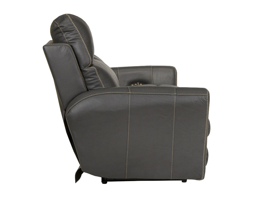 Catnapper - Fredda Power Headrest Power Lay Flat Reclining Sofa w/Zero Gravity in Anthracite - 64481-ANTHRACITE - GreatFurnitureDeal
