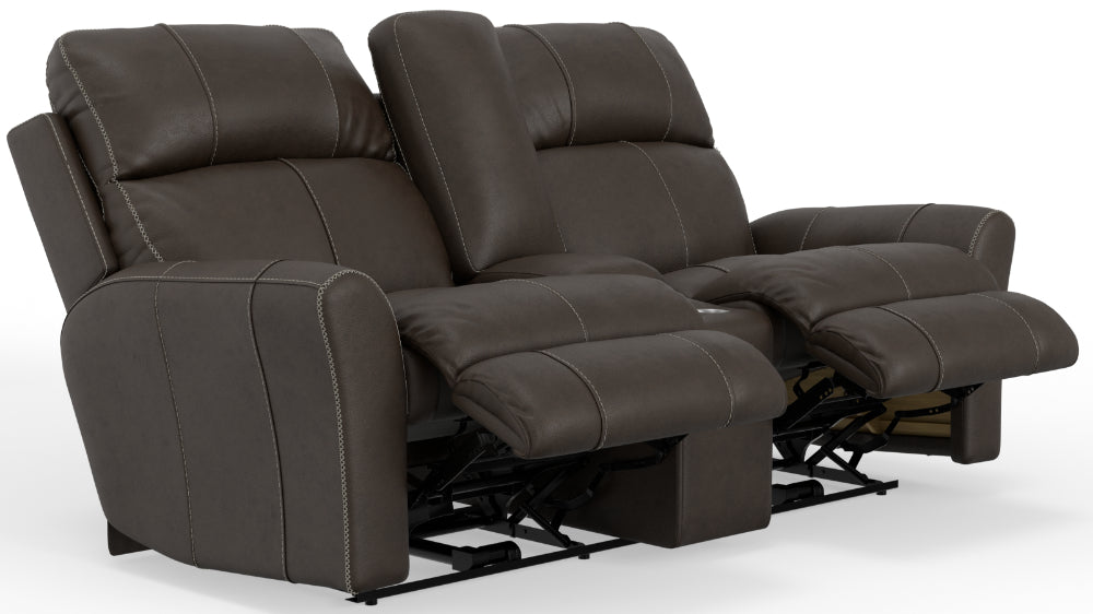 Catnapper - Fredda 2 Piece Power Reclining Living Room Set in Coffee - 64481-89-COFFEE - GreatFurnitureDeal