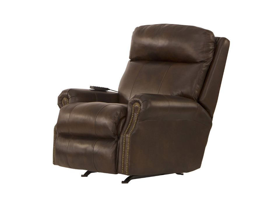 Catnapper - Vito Power Headrest Power Rocker Recliner in Brown - 64540-2-BROWN - GreatFurnitureDeal