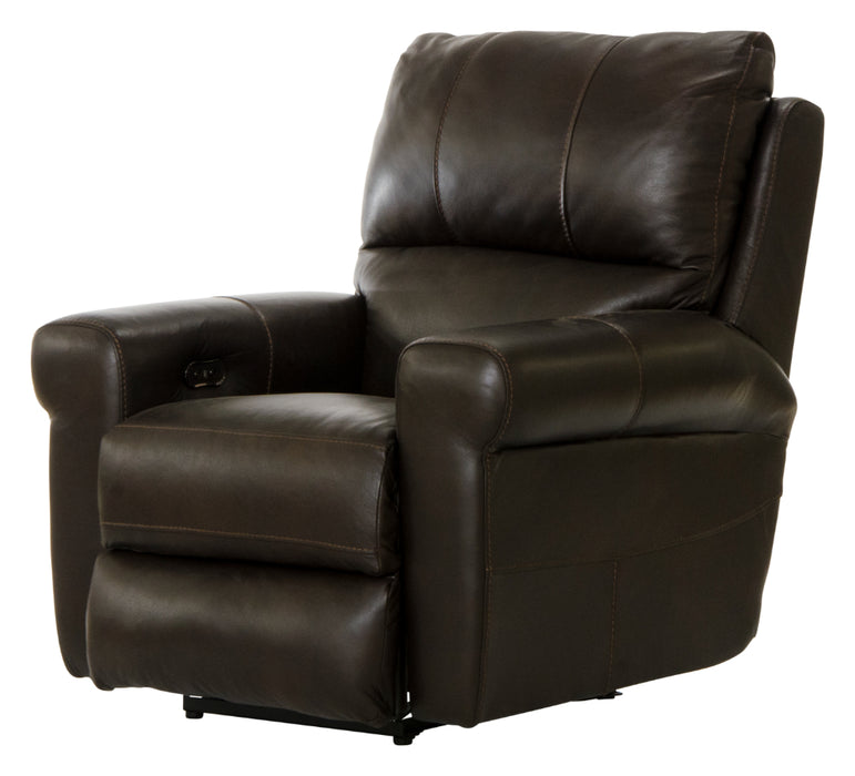 Catnapper - Torretta Power Lay Flat Recliner in Chocolate - 64570-7-CHOCOLATE - GreatFurnitureDeal