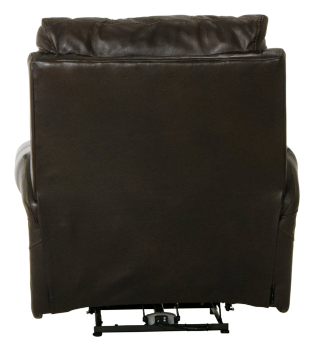 Catnapper - Torretta Power Lay Flat Recliner in Chocolate - 64570-7-CHOCOLATE - GreatFurnitureDeal