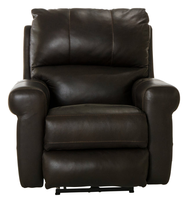 Catnapper - Torretta Power Lay Flat Recliner in Chocolate - 64570-7-CHOCOLATE - GreatFurnitureDeal