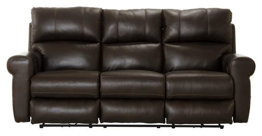 Catnapper - Torretta Power Lay Flat Reclining Sofa in Chocolate - 64571-CHOCOLATE - GreatFurnitureDeal
