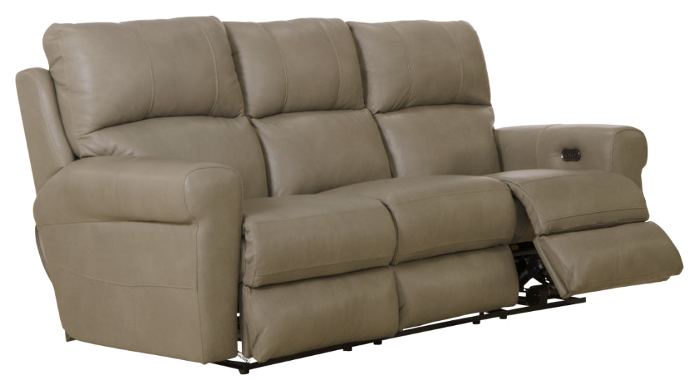 Catnapper - Torretta 2 Piece Power Lay Flat Reclining Sofa Set in Putty - 64571-72-PUTTY - GreatFurnitureDeal