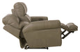 Catnapper - Torretta Power Lay Flat Reclining Loveseat in Putty - 64572-PUTTY - GreatFurnitureDeal