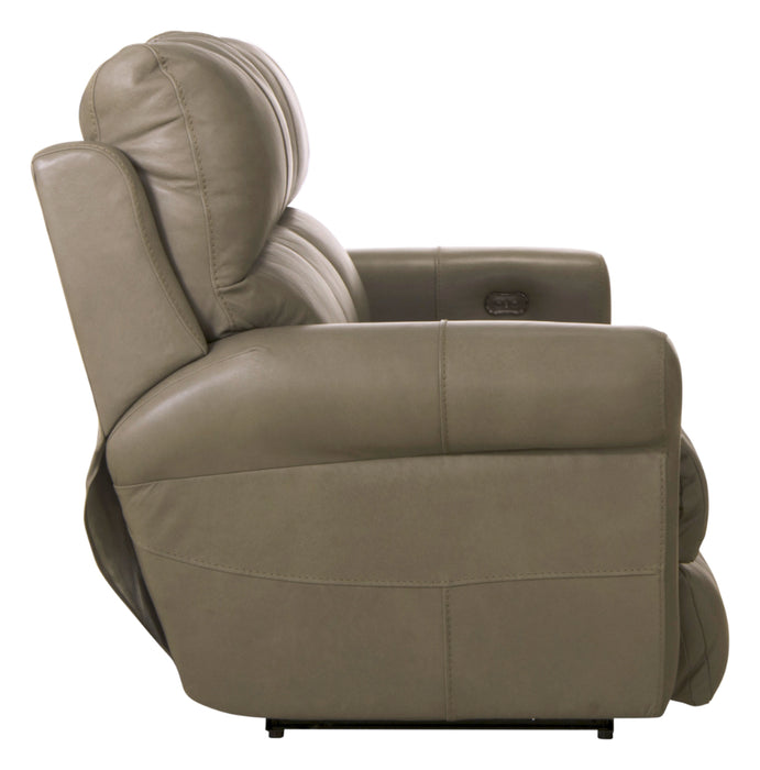 Catnapper - Torretta Power Lay Flat Reclining Loveseat in Putty - 64572-PUTTY - GreatFurnitureDeal