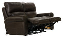 Catnapper - Torretta Power Lay Flat Reclining Loveseat in Chocolate - 64572-CHOCOLATE - GreatFurnitureDeal