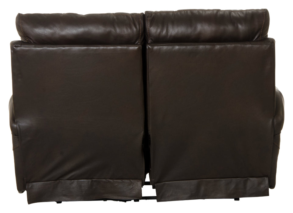 Catnapper - Torretta 2 Piece Power Lay Flat Reclining Sofa Set in Chocolate - 64571-72-CHOCOLATE