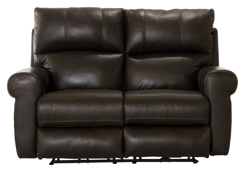 Catnapper - Torretta Power Lay Flat Reclining Loveseat in Chocolate - 64572-CHOCOLATE - GreatFurnitureDeal