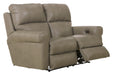 Catnapper - Torretta Power Lay Flat Reclining Loveseat in Putty - 64572-PUTTY - GreatFurnitureDeal