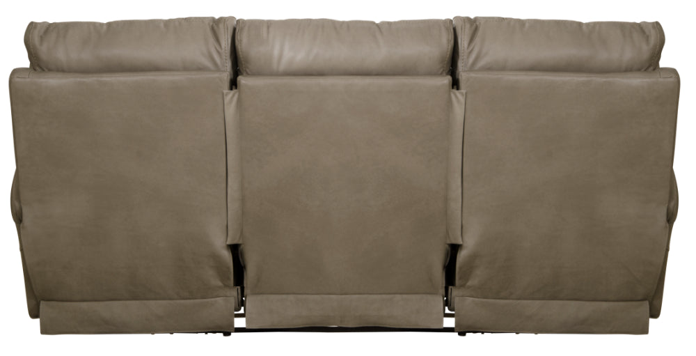 Catnapper - Torretta Power Lay Flat Reclining Sofa in Putty - 64571-PUTTY - GreatFurnitureDeal