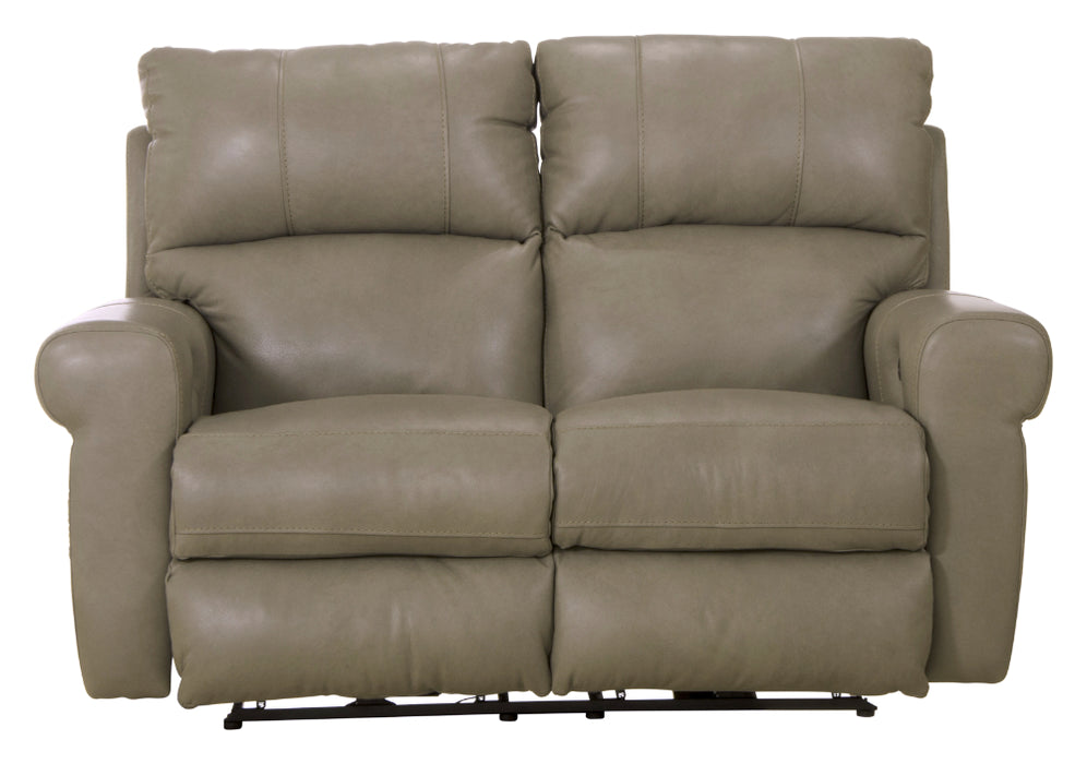 Catnapper - Torretta 2 Piece Power Lay Flat Reclining Sofa Set in Putty - 64571-72-PUTTY