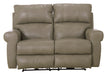 Catnapper - Torretta Power Lay Flat Reclining Loveseat in Putty - 64572-PUTTY - GreatFurnitureDeal