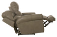 Catnapper - Torretta Power Lay Flat Reclining Loveseat in Putty - 64572-PUTTY - GreatFurnitureDeal