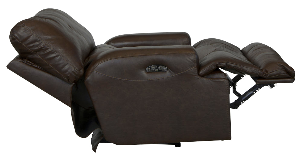 Catnapper - Wembley 3 Piece Power Reclining Living Room Set with Power Headrest & Power Lumbar in Chocolate - 764581-764589-764581-764589-764580-7-CHOCOLATE-CHOCOLATE-MTO