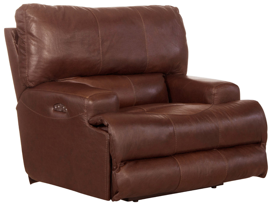 Catnapper - Wembley 3 Piece Lay Flat Reclining Living Room Set in Walnut - 4581-WAL-3SET