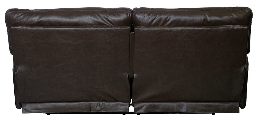 Catnapper - Wembley Power Headrest Power Lumbar Power Reclining Leather Sofa in Chocolate - 764581-CHOCOLATE-MTO - GreatFurnitureDeal