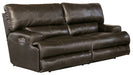 Catnapper - Wembley 2 Piece Lay Flat Reclining Sofa Set in Steel - 4581-STEEL-2SET - GreatFurnitureDeal